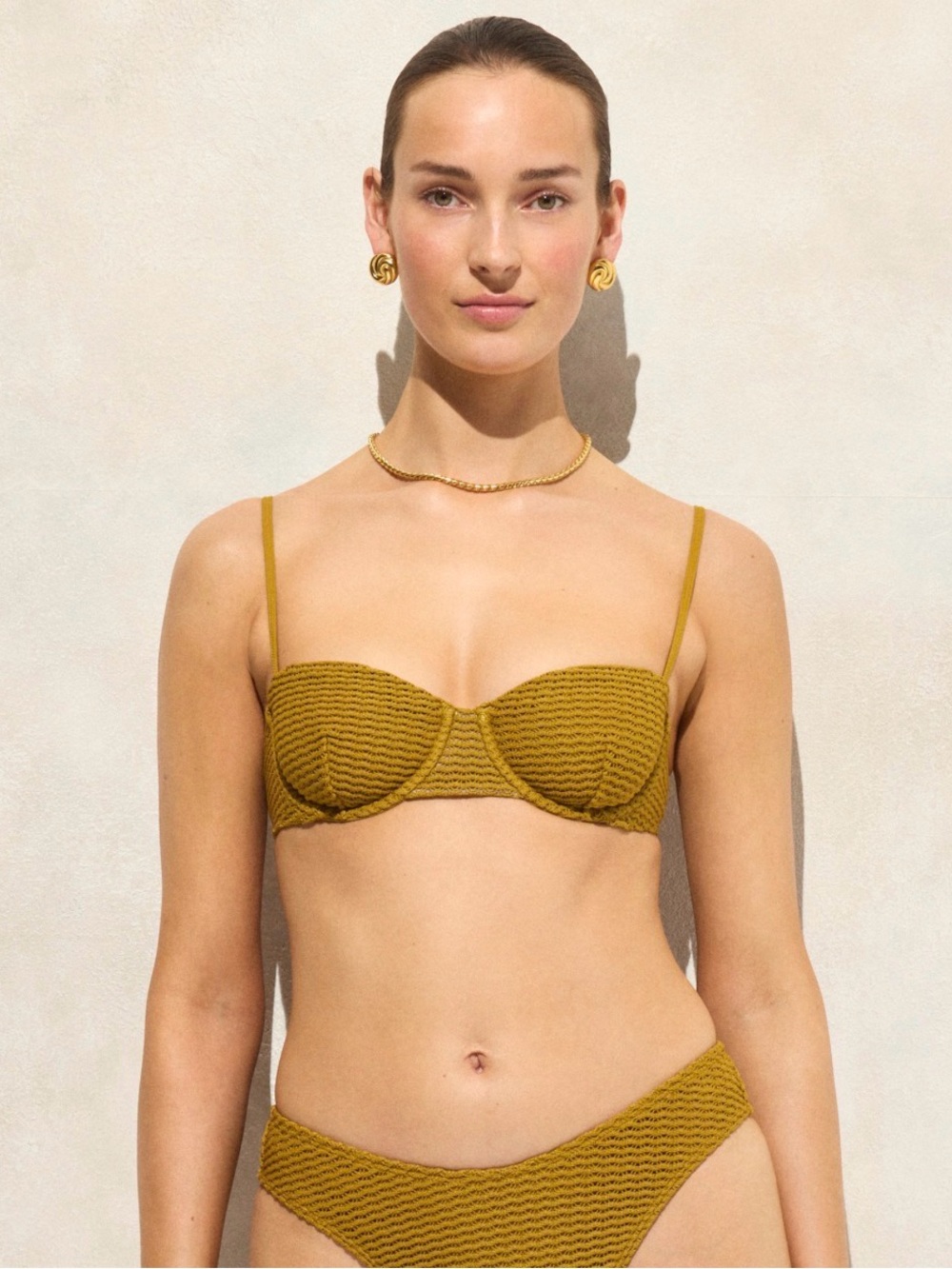 J. Crew crocheted balconette underwire bikini
